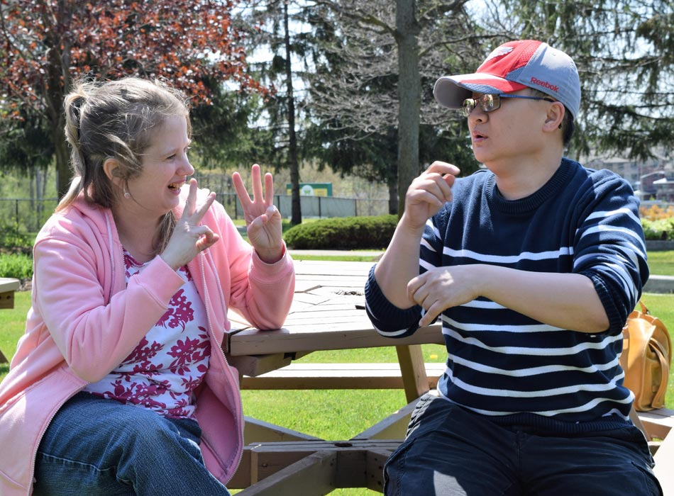 DeafBlind individuals receiving support and services